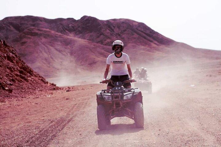 Hurghada Sunset Desert Safari ATV Quad Camel Ride Bedouin BBQ