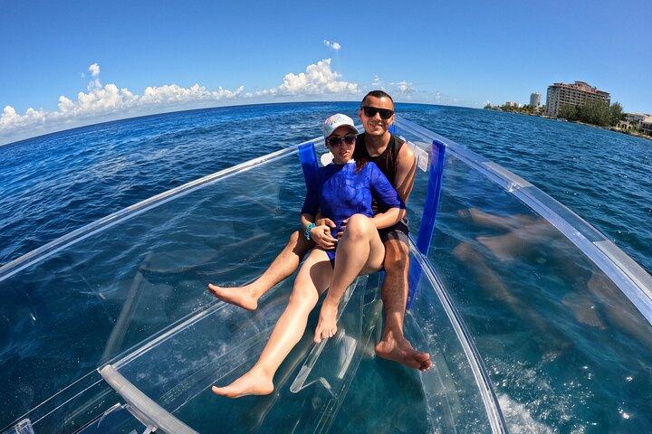 Tour to Arch in the only Clear Boat in Cabo Cruise Hotel PICKUP!