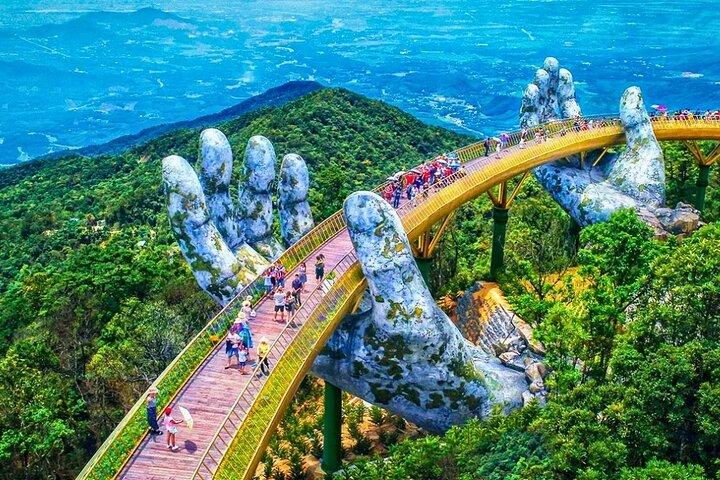 Hue To Hoi An By Private Car via Hai Van Pass, Golden Bridge, Marble Mountains
