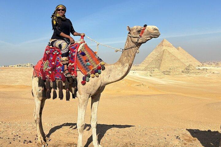 Pyramids Sphinx Grand Egyptian Museum & Bazaar Or Nile Felucca