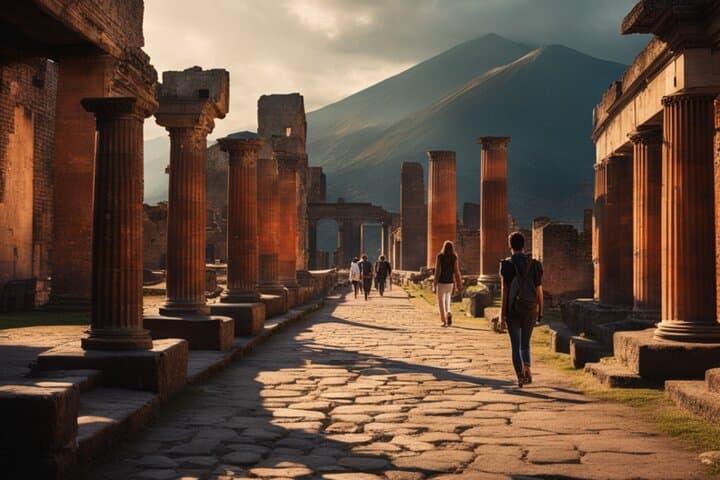 Naples to Sorrento transfer via 2 hours in Pompei (or vice versa)