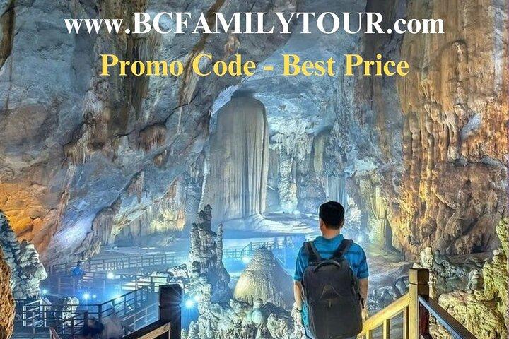 Amazing Phong Nha and Paradise Cave or Dark Cave 1 Day