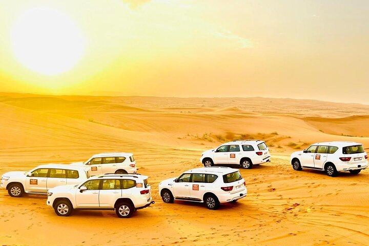 Dubai Desert Safari with ATV Riding & Unlimited Buffets & BBQ
