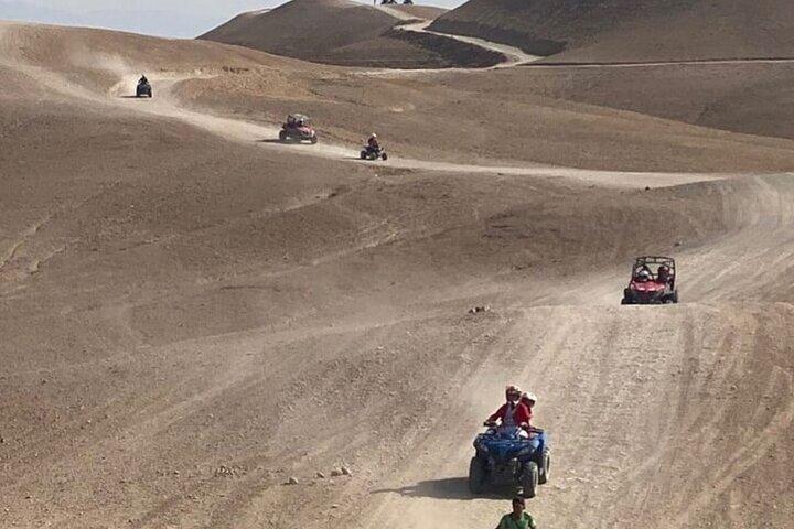 Marrakech Agafay Desert Tour with Quad, Camel Ride and Dinner