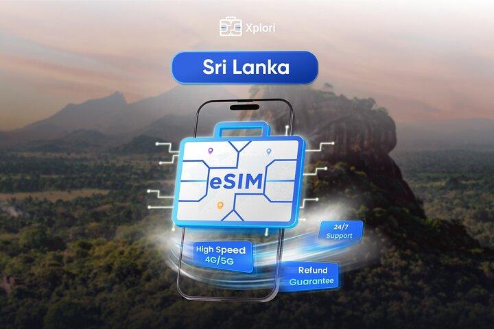 Sri Lanka eSIM (3 to 30 days. Up to 45GB of data)