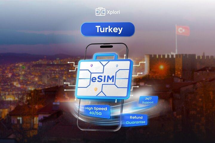 Turkey eSIM | 3-30 days | Daily data | QR code