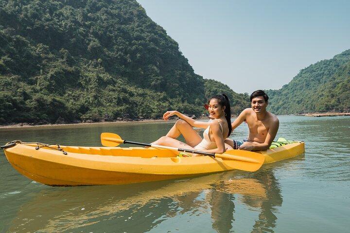 Hanoi Ha Long and Lan Ha Bay Cruise with Jacuzzi and Water Slides