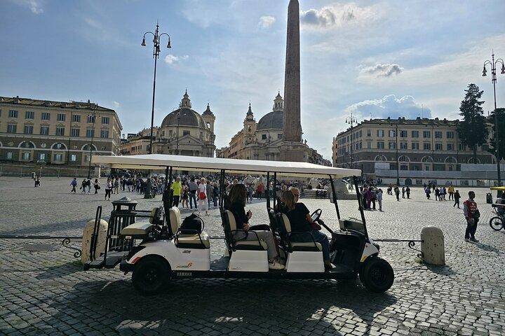 Golf Cart Tour of Rome: 3h with local guide and gelato