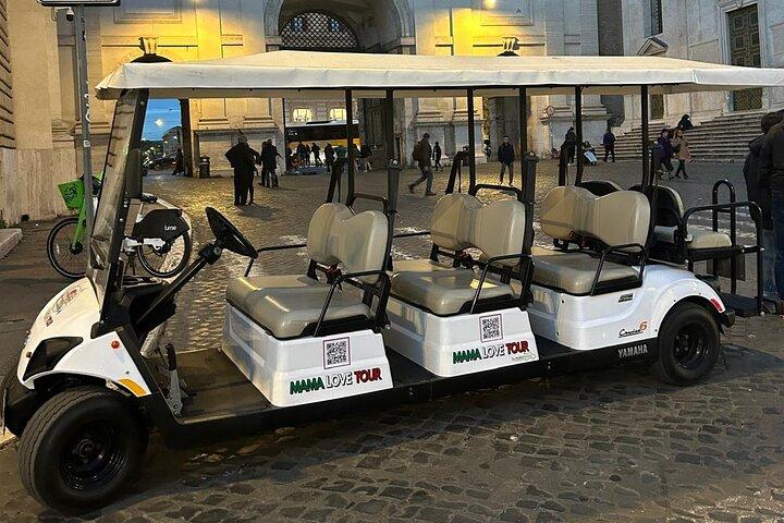 Golf Cart Tour of Rome: 3h with local guide and gelato