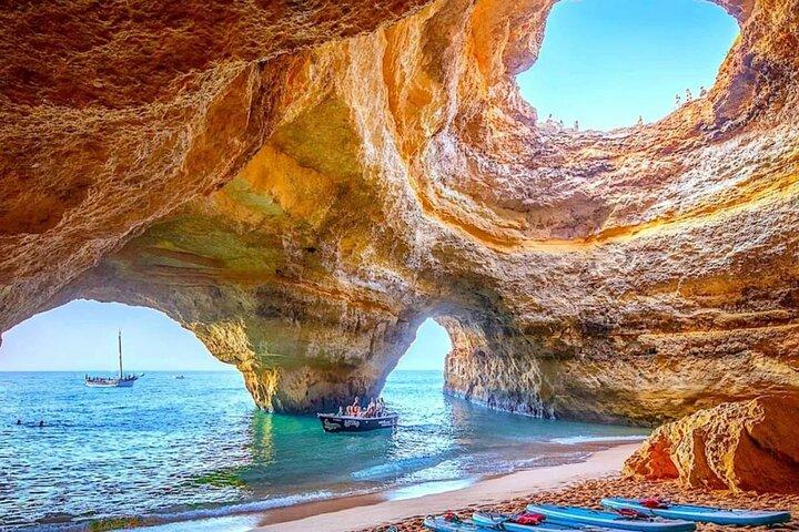 Algarve, Benagil Caves and Carvoeiro Private Tour From Lisbon