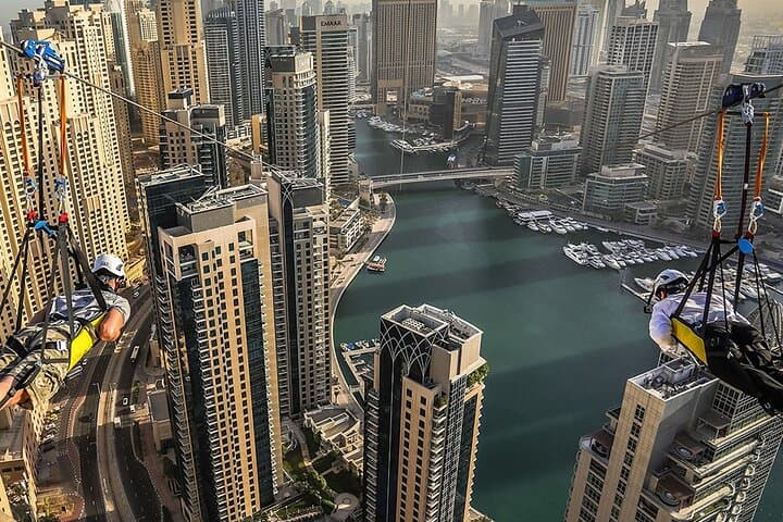 Dubai Marina Zipline Thrill by XLine Includes Photos