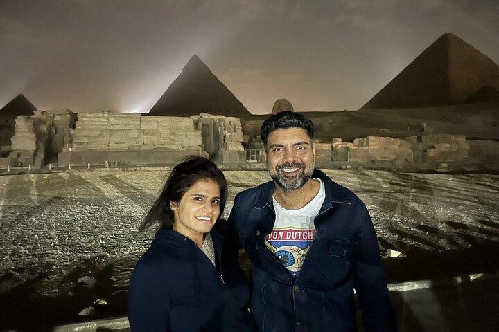 Sound and light Show at Pyramids and Sphinx area