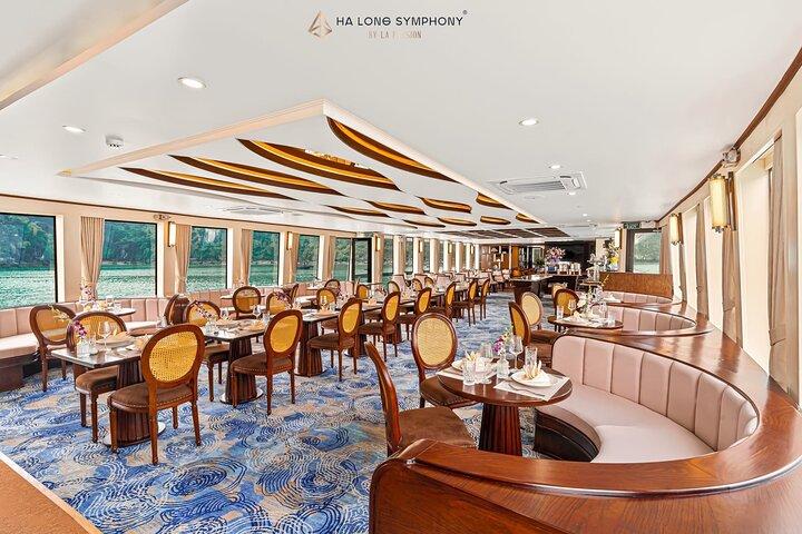 Symphony 5 Star Cruise Halong Bay Day Tour Pickup from Halong