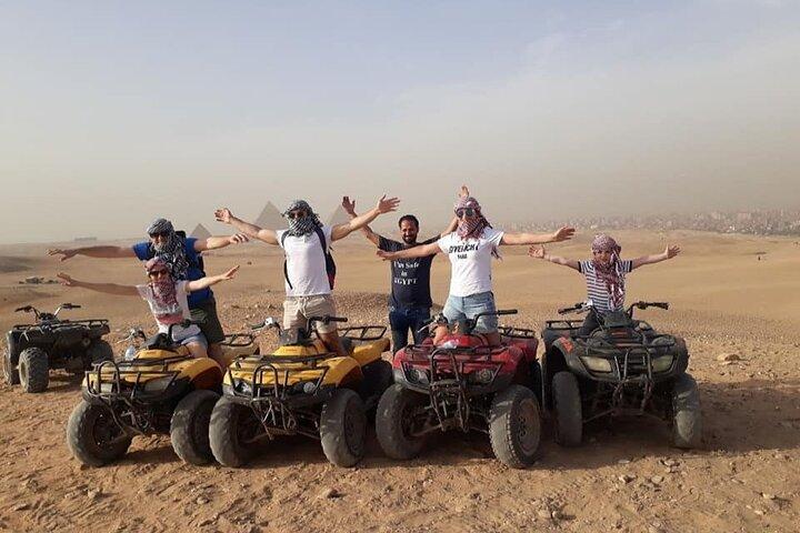 ATV Quad Bike Ride at the Giza Pyramids From Cairo, Giza