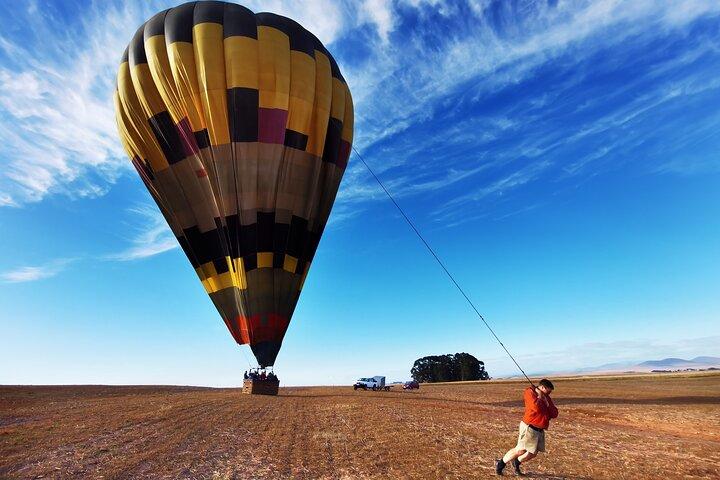 Cape Town Hot Air Balloon & Wine Private Tour: Breakfast Included