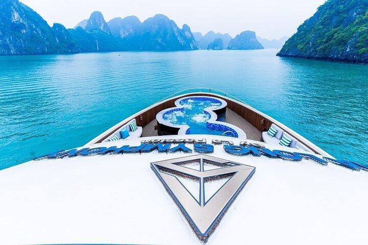 Luxury Symphony Cruise Halong Bay Day Trip with Jacuzzi and Lunch