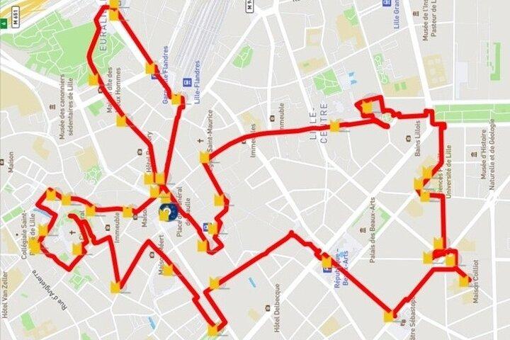 Lille: City Walk with Audio Guide in 7 Languages on your Phone