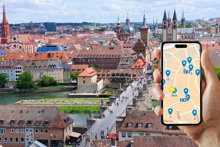 Self-guided scavenger hunt and city game in Würzburg