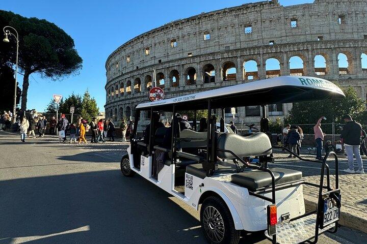 6H Golf Cart Day Tour in Rome with Lunch