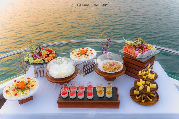 Symphony 5 Star Cruise Halong Bay Day Tour Pickup from Halong