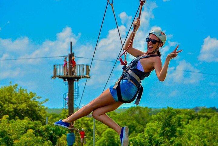 Zip Line or Canopy Zip Line Tours from Punta Cana