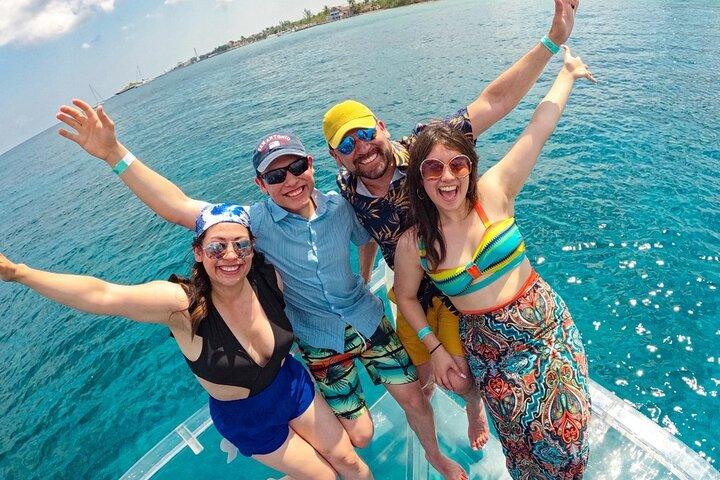 Crystal Boat Trip and Snorkeling Tour from Cozumel