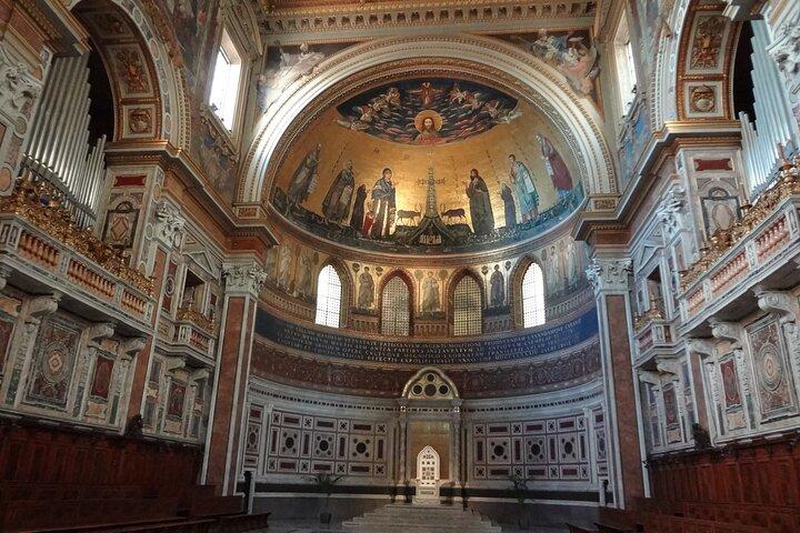 Rome Walking Tour of Holy Sites: Basilica of the Holy Cross in Jerusalem, San Giovanni in Laterano and Scala Santa