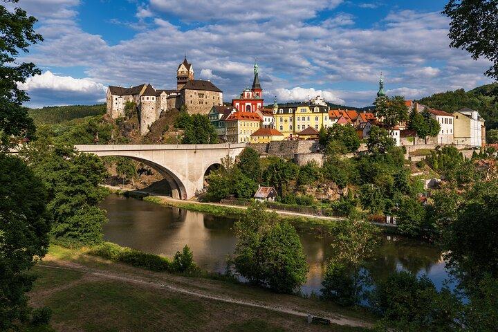 Town Karlovy Vary UNESCO and Loket Castle Full Day Private Tour