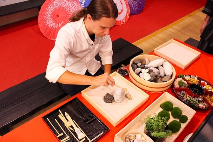 Miniature Japanese Zen Garden Crafting + Tea Experience