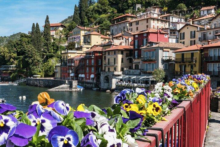 Varenna and Villa Carlotta with aperitif in Villa Monastero