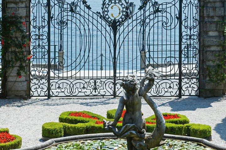 Varenna and Villa Carlotta with aperitif in Villa Monastero