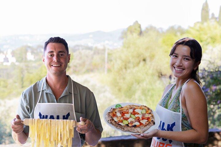 Florence Pizza or Pasta Class & Gelato Making at a Tuscan Farm