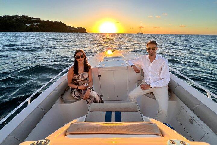 Private Sunset Cruise in Caribbean in St. Lucia
