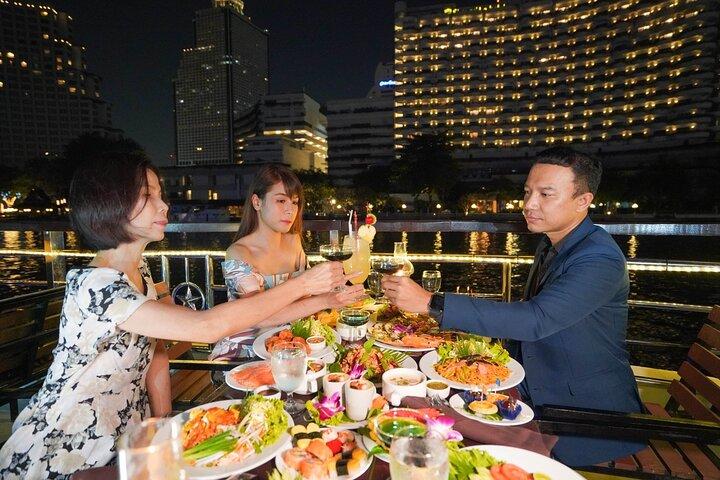 Bangkok White Orchid Dinner Cruise Starlit Sky from ICONSIAM