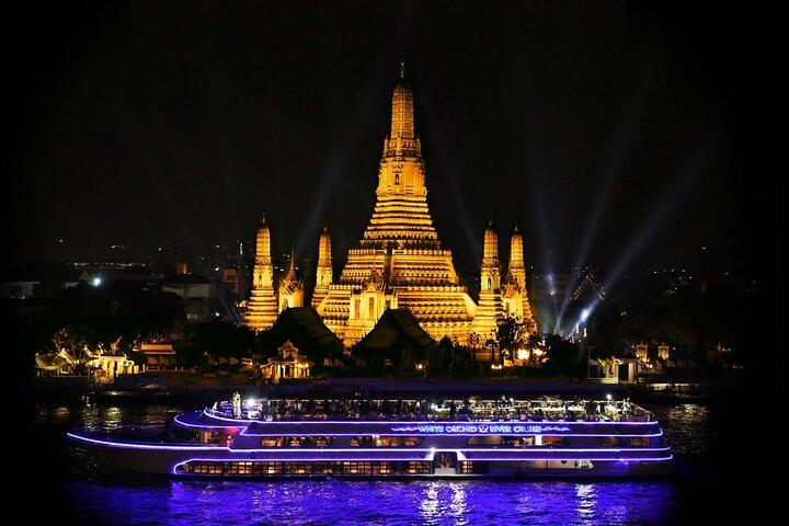 Bangkok White Orchid Dinner Cruise Starlit Sky from ICONSIAM