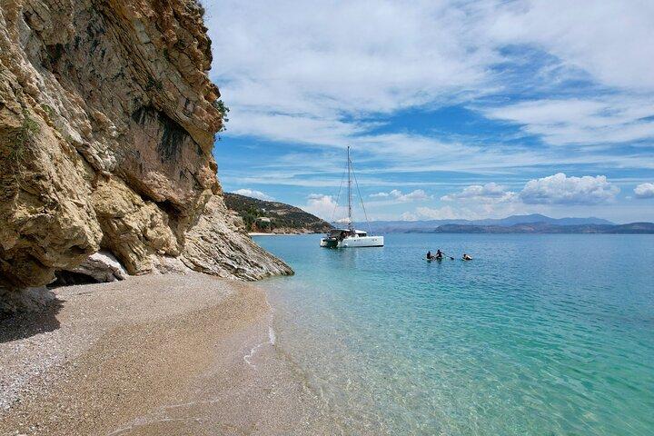Nafplio Catamaran Full Day Sailing Private Cruise