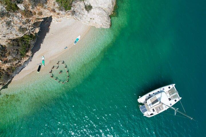 Nafplio Catamaran Full Day Sailing Private Cruise