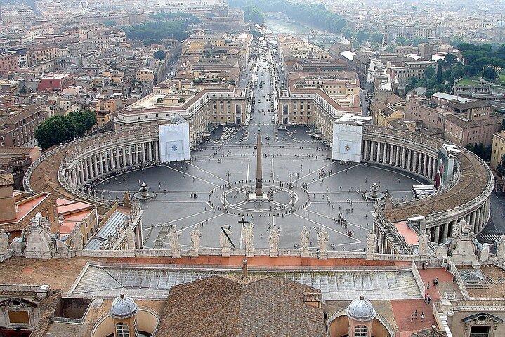St.Peter's Basilica Dome Elevator & live Guide with Cupola Access