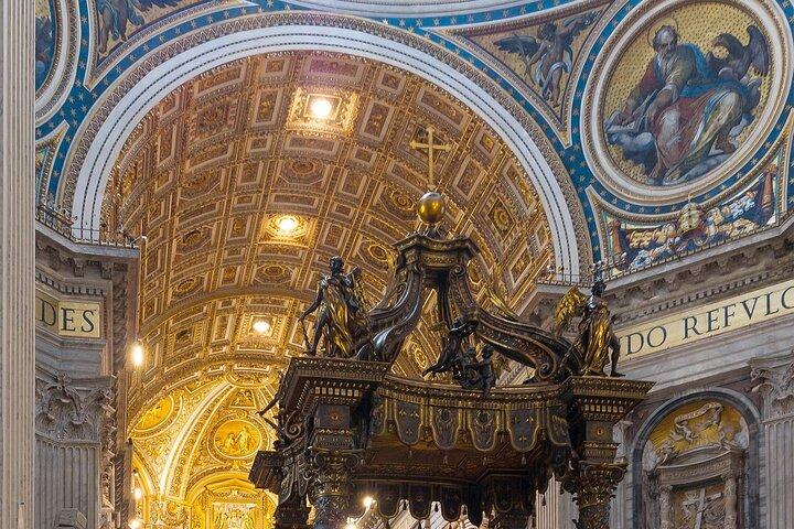 St.Peter's Basilica Dome Elevator & live Guide with Cupola Access