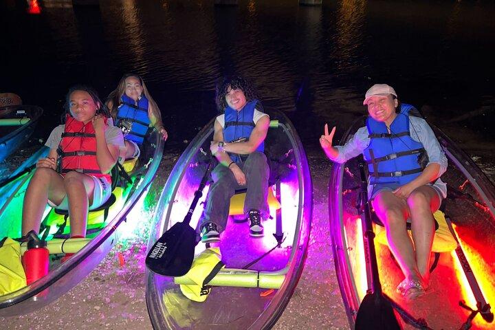 Austin Texas Night Clear Kayaking Glow Tour