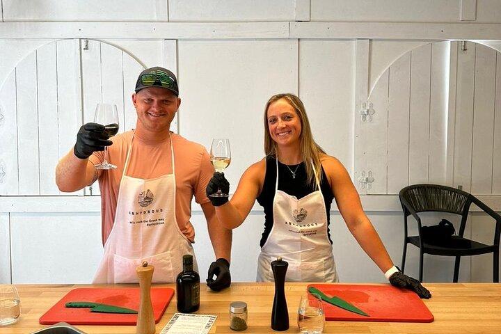 Santorini Cooking Class-2 Wineries: Special Honey Moon Experience