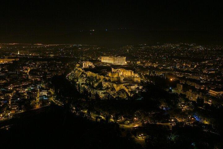 Athens by Night Private Tour with Dinner
