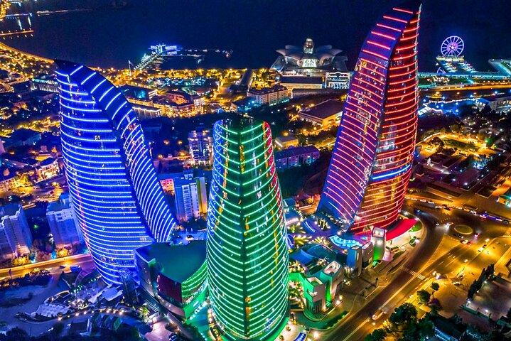 Baku Night City Tour Discover the Magic of Illuminated Landmarks