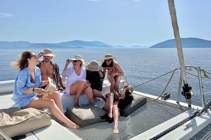 Nafplio Catamaran Full Day Sailing Private Cruise