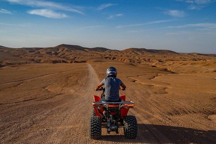 Agafay Desert Quad Biking with Dinner and Show swimming pool