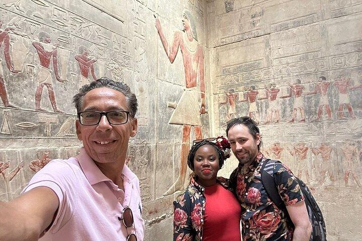 Private Day Tour to Giza Pyramids , Saqqara and Dahshur