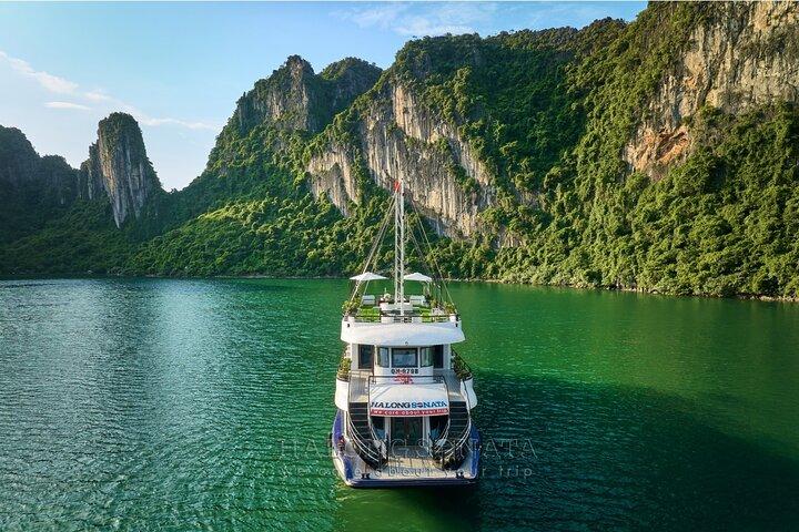 Hanoi 5 Star Sonata Cruise Ha Long Bay Day Trip with Live Music