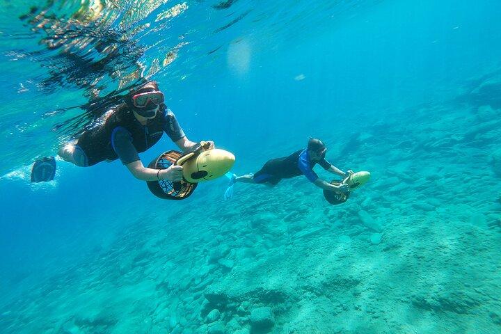 Heraklion: Boat safari with guided snorkeling/ diving tour.