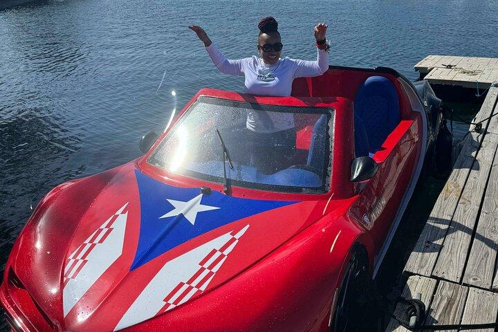 San Juan Watersports Car Rentals Red Bugatti