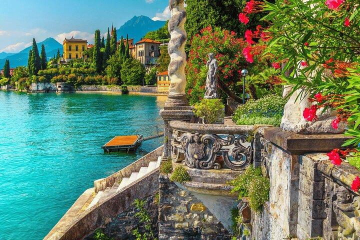 Villa del Balbianello and Varenna from Milan